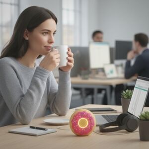 GEMS Mini Wireless Bluetooth Speaker Donut Sprinkles Novelty Speaker New In Box.